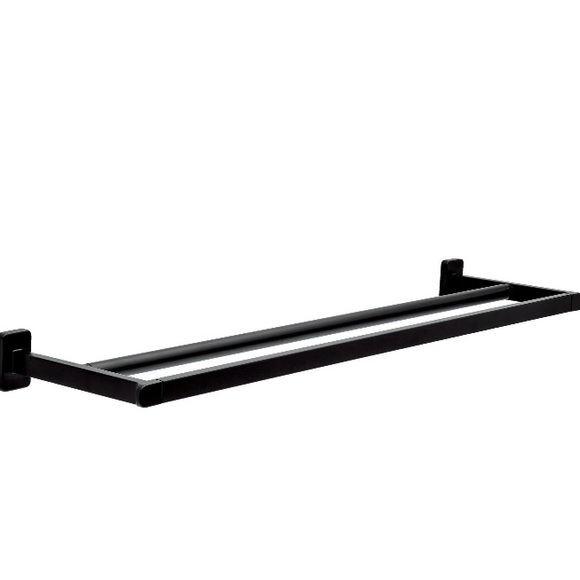 Better Homes And Gardens Other - Better Homes & Gardens Alden 24” Double Towel Bar Holder, Matte Black Finish New